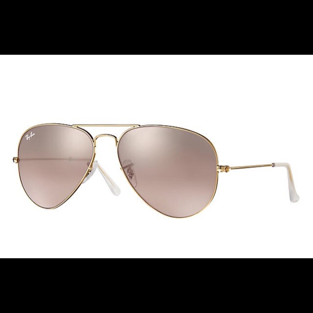 Ray-ban AVIATOR GRADIENT (Gold frame /pink lenses)